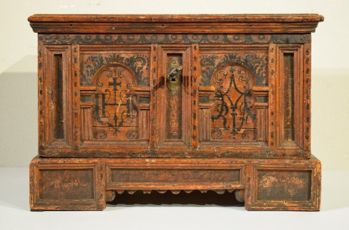18th century - Miniature chest- Jewelry box 18th century